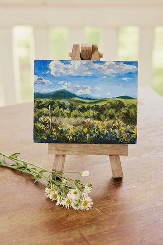 Hillside Oil Painting