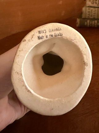 bottom stamp on ceramic owl