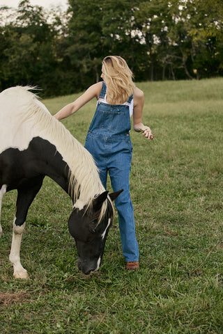 The Mulberry Denim Loose Fit Overalls