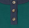 Green with Navy Trim